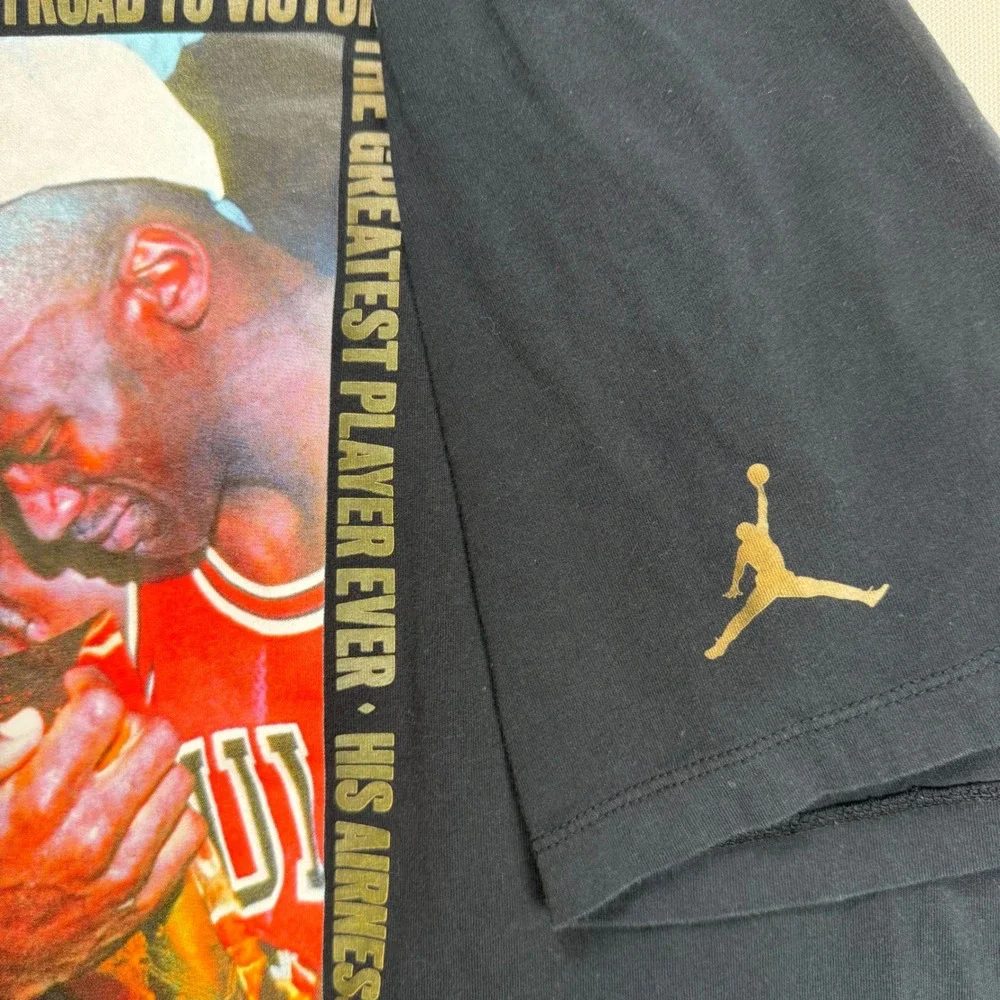 Jordan Michael Jordan 1991 Road to Victory‎ Graphic T-Shirt Black XL AT8936-010